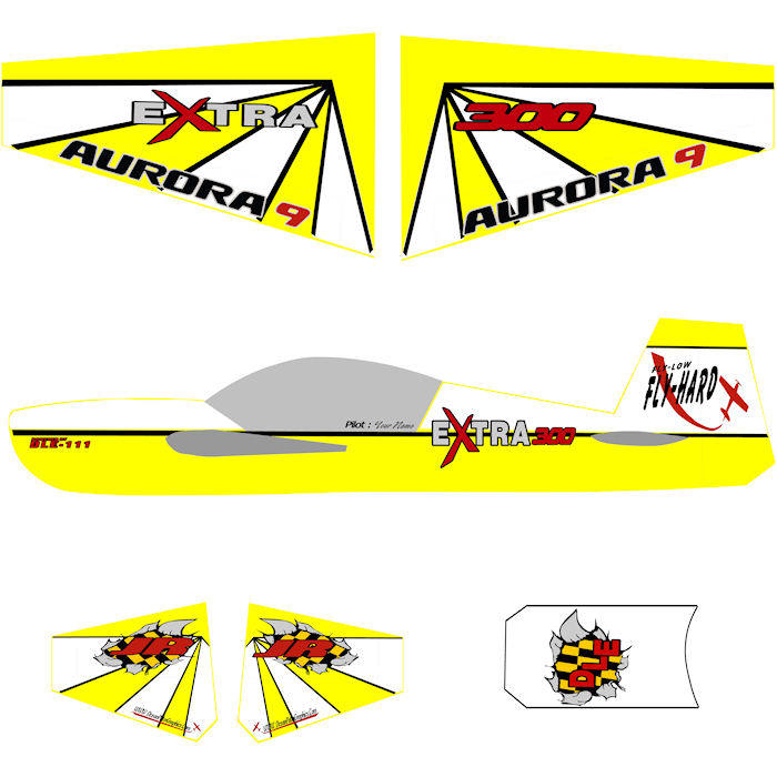 RC Decals / Plane Packages Ocean Palm Graphics
