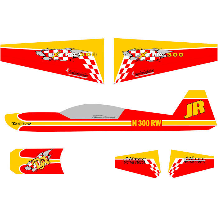 RC Decals / Plane Packages Ocean Palm Graphics