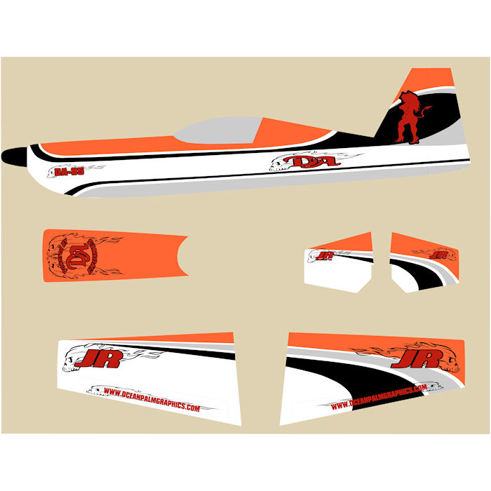 RC Decals / Plane Packages Ocean Palm Graphics